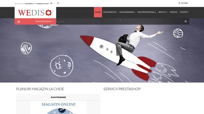 Creare Magazin Online in 24 ore, Rapid, Sigur, Profesionist - Wedis.ro