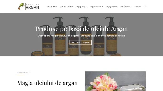 Acasa - Produse Argan