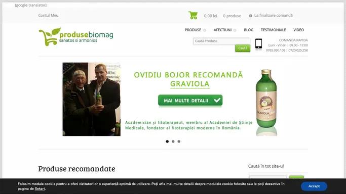 Produsebiomag.ro - Sanatos si armonios!