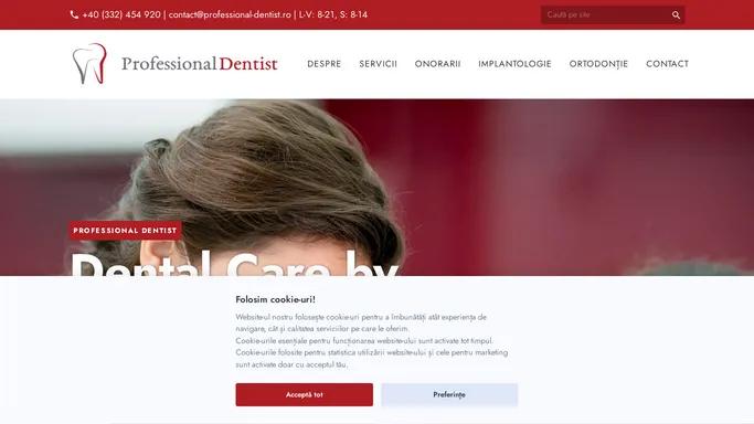 Clinica stomatologica Professional Dentist din Iasi