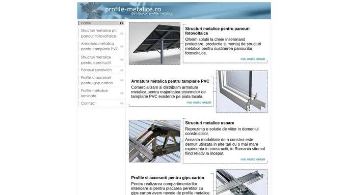 profile-metalice.ro - Structuri metalice usoare, armatura metalica, profile si accesorii pentru gips carton