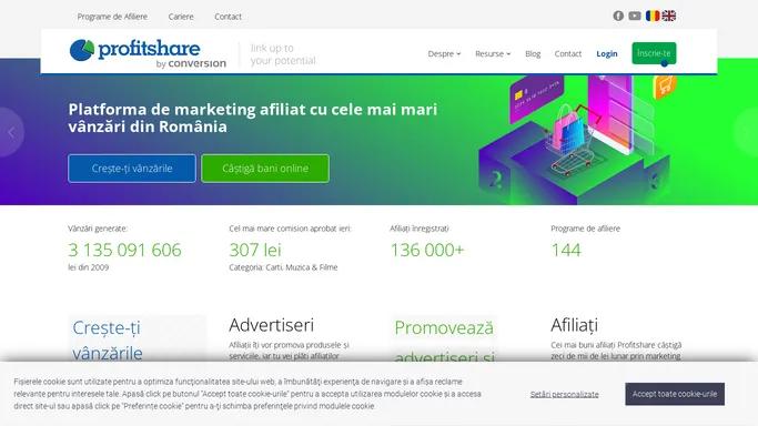 Profitshare - Platforma de marketing afiliat