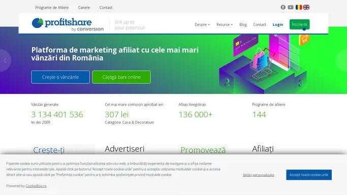 Profitshare - Platforma de marketing afiliat