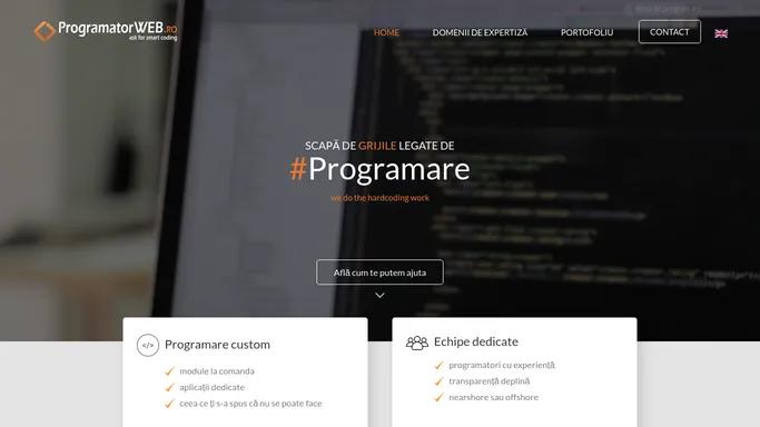 Firma de programare web, iOS, Andoid - Programator Web.ro