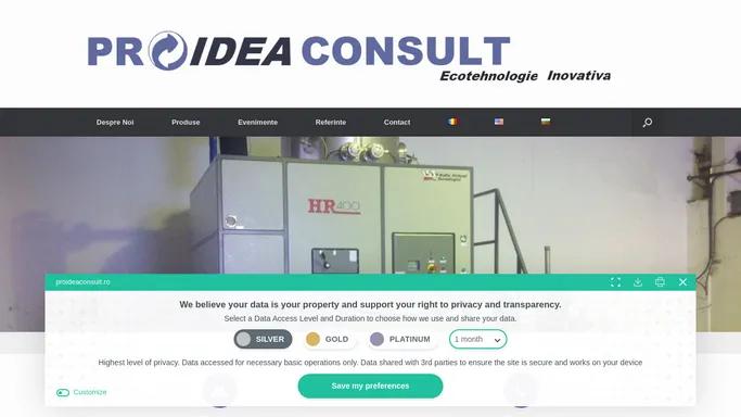 Proidea Consult – Ecotehnologie Inovativa