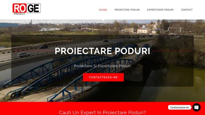 Proiectare si expertizare poduri | Roge Proiect