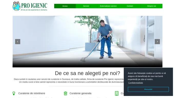 Pro Igienic - servicii de curatenie Suceava