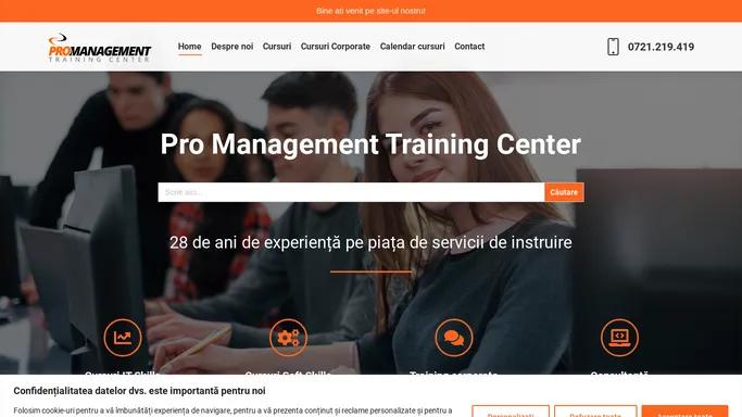 Home - Promanagement Training Center