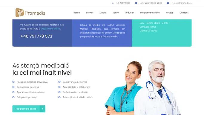 Centru medical Promedis Cluj-Napoca - Asistenta medicala