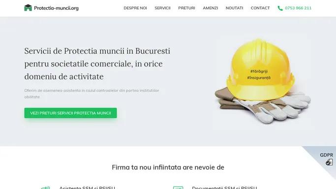 Protectia muncii Bucuresti