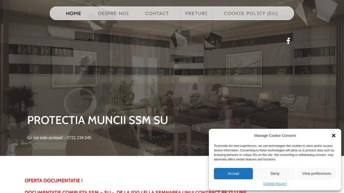 Protectia Muncii SSM SU – Cu noi esti protejat