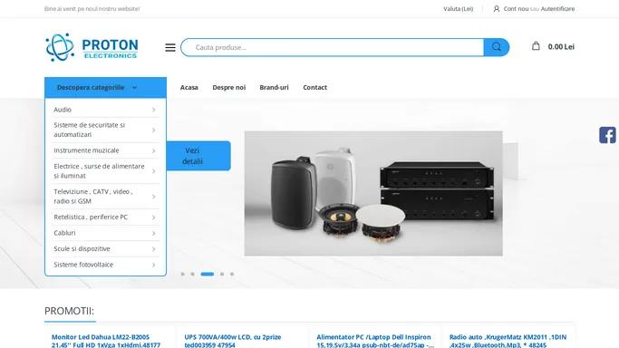protonshop.ro - Magazin online de electronice Arad