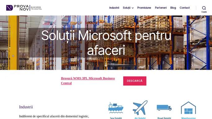 Solutii Microsoft pentru afaceri - PROVA NOV