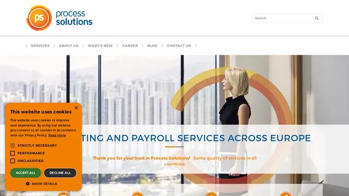 PS Homepage » Process Solutions