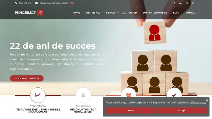 Partenerul tau in recrutare | Romania | Psihoselect
