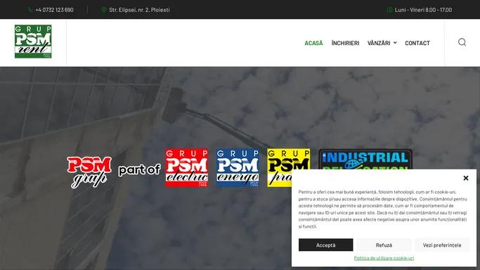 PSM Rent – part of PSM Grup