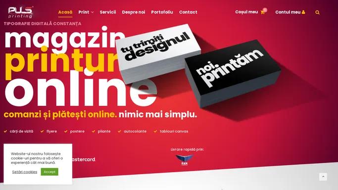 Puls Printing – Magazin printuri online – Tipografie digitala