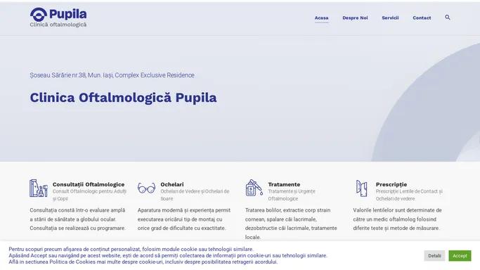 Pupila Iasi – Clinica oftalmologica Pupila