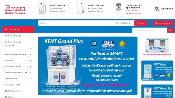 Magazin Purificatoare apa osmoza inversa| Purificatoare aer | Filtre apa