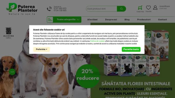 Produse Naturiste • Magazin Online cu Produse Bio • Puterea Plantelor