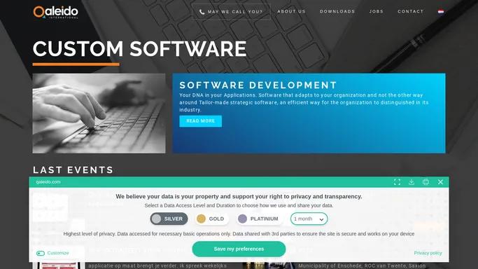 Software Development - Custom software that works for you