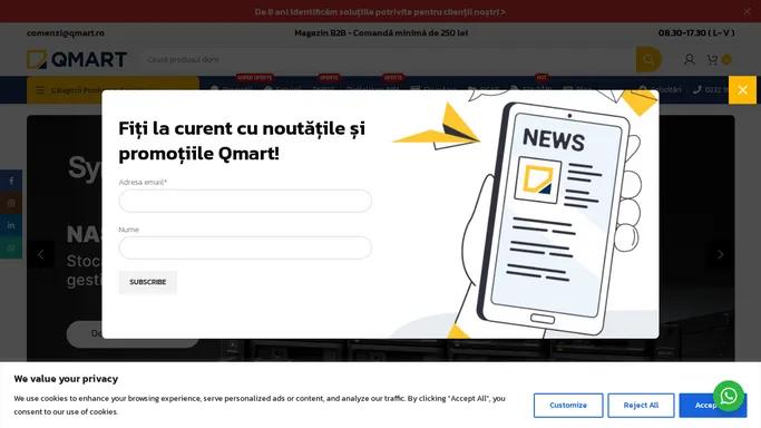 Qmart | Magazinul online Quartz Matrix cu solutii si servicii B2B