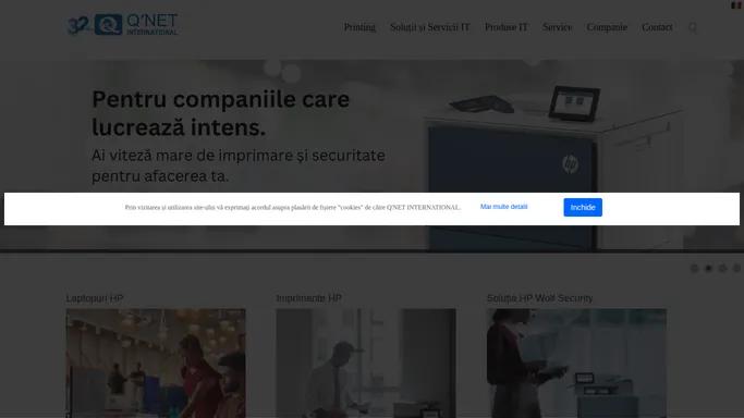 Q'NET INTERNATIONAL - Furnizorul tau de Solutii si Servicii IT