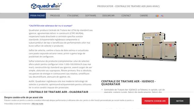 Quadratair | PRODUCATOR – CENTRALE DE TRATARE AER (AHU-HVAC)