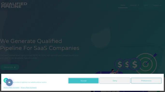 Qualified Pipeline – We generate a qualified pipeline for you