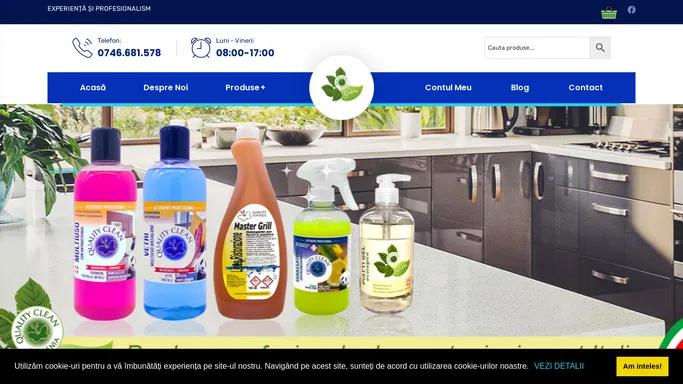 Quality Clean – produse profesionale pentru igiena casei tale si pentru ingrijirea personala