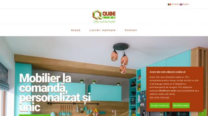 Mobilier la comanda, personalizat si unic - Qube Line