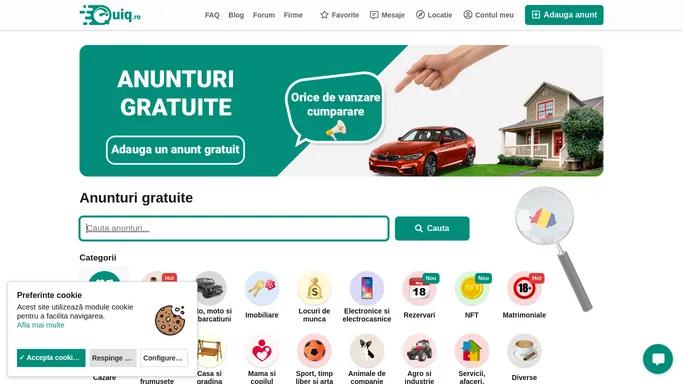 Anunturi gratuite - Quiq.ro