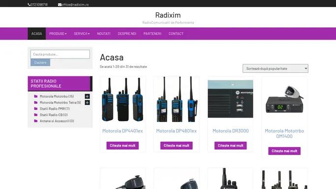 Radixim – RadioComunicatii de Performanta