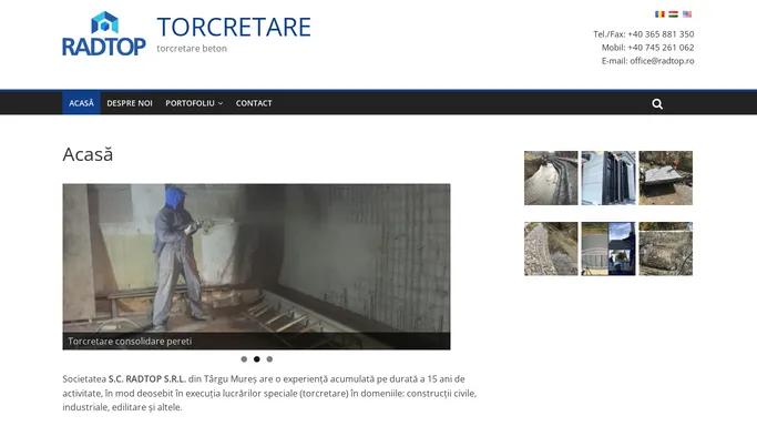 Lucrari de torcretare