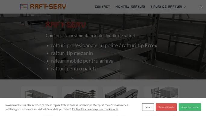 RAFT-SERV – Comercializam si montam toate tipurile de rafturi