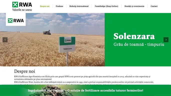 Home - RWA Raiffeisen Agro Romania