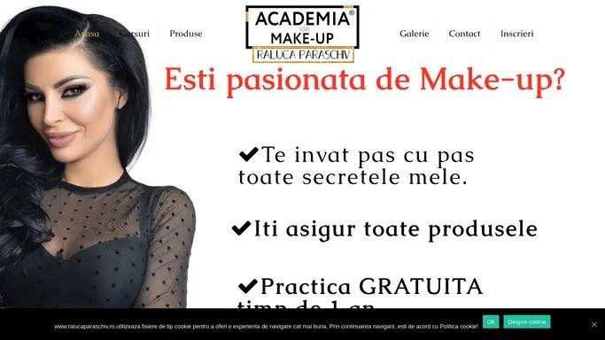 Raluca Paraschiv – Scoala de Make-up Raluca Paraschiv