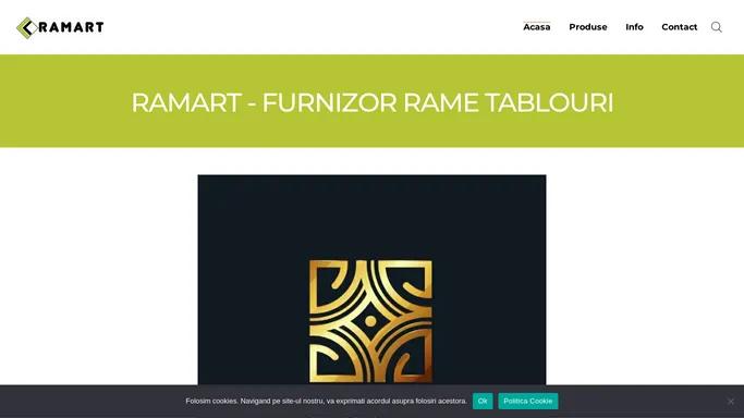 Rame pentru tablouri - Inramari profesionale - RamArt