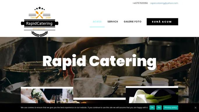 Home - Rapid Catering