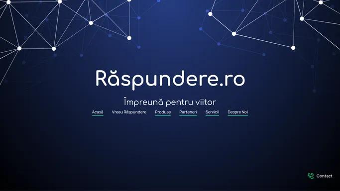 Raspundere.ro – Impreuna pentru viitor