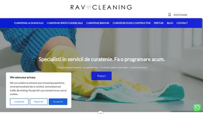 Servicii de curatenie - Apeleaza la profesionisti - Ravcleaning