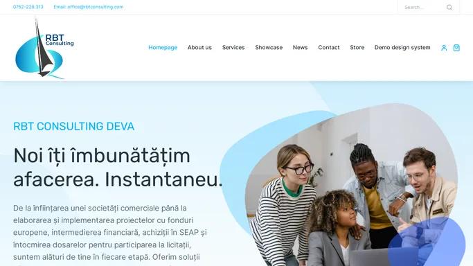 RBT CONSULTING DEVA – Consultanta pentru afaceri