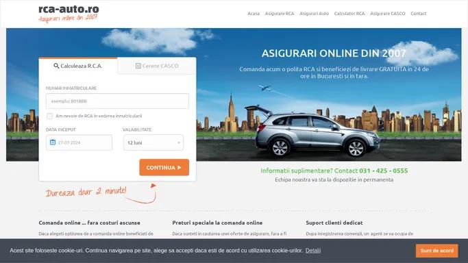 Calculeaza RCA ieftin Online | Garantam cel mai ieftin RCA Auto