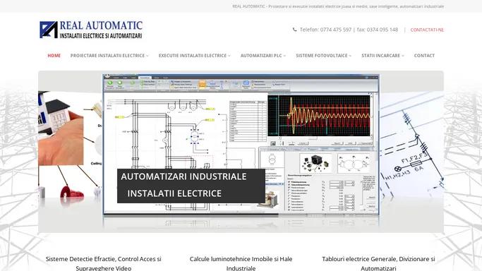 REAL AUTOMATIC SRL – Instalatii electrice si automatizari industriale