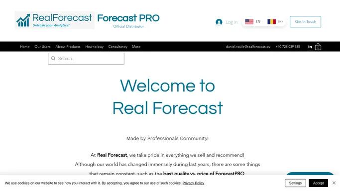 RealForecast - best forecasting solution for your business! Romania