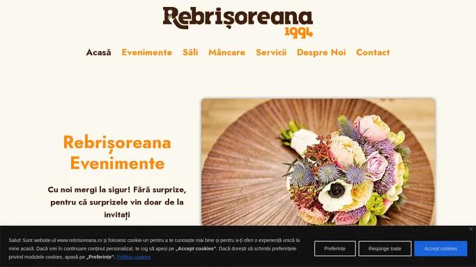 Rebrisoreana – sali evenimente