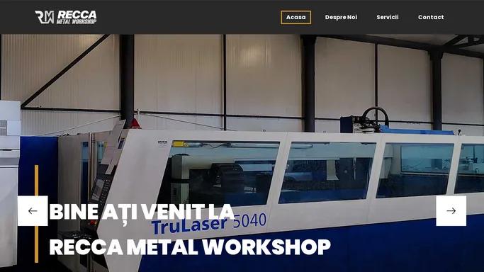 Recca Metal Workshop – Debitarea tablei cu ajutorul laserului