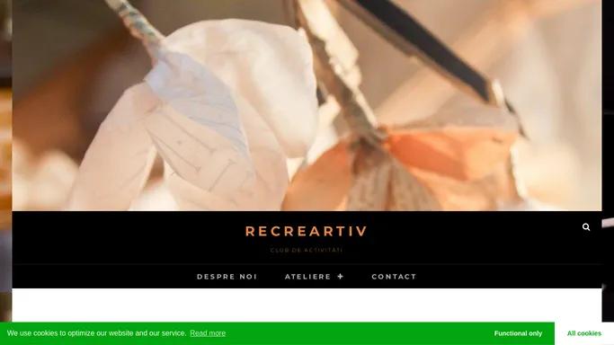 RecreARTiv – Club de activitati