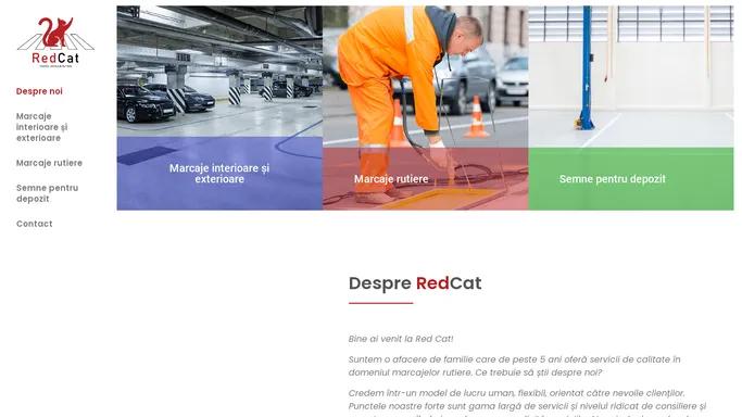 RedCat – RedCat – marcaje interioare, exterioare, semne rutiere