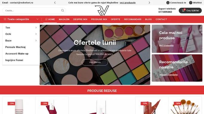 Magazin online produse cosmetice originale - RedVelvet